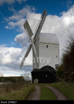 'Jill' windmill. One of two windmills (Jack and Jill) on the South Downs above Clayton village, Sussex, UK