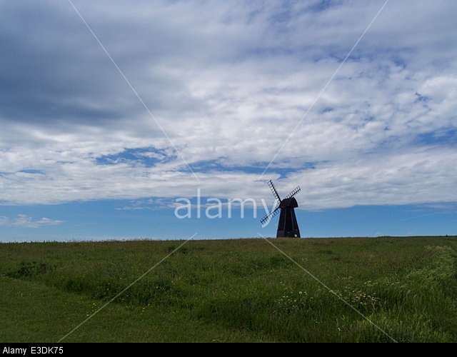 Rottingdean windmill near Brighton, where the South Downs meet the sea